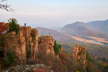 Xianweng mountains landscape sunrise.
