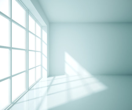 Empty room interior