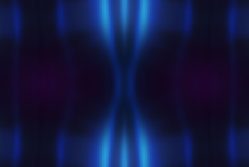 Dark abstract futuristic background. Neon lines glow. Neon lines, shapes. Multi-colored glow, blurry lights, bokeh. Empty stage background