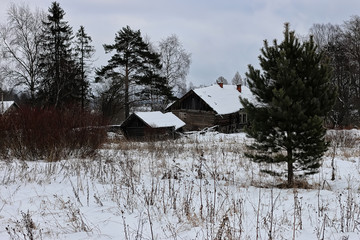 house rural Winter