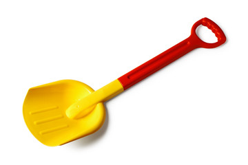 Children's plastic snow shovel