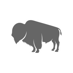 Bison Logo Design Vector. Bison logo Template