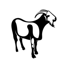 Goat Logo Design Vector. Goat logo Template