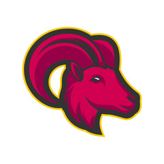 Goat Logo Design Vector. Goat logo Template