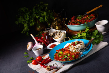 Indian Chicken Tikka Masala with wild rice