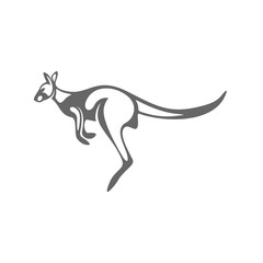 Kangaroo Logo Design Vector. Kangaroo logo Template