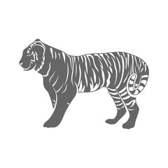 Tiger Logo Design Vector. Tiger logo Template