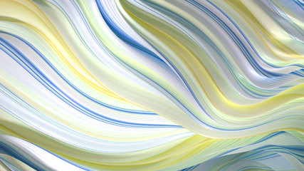 Fototapeta premium Elegant colored background with lines. 3d illustration, 3d rendering.