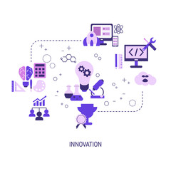 Innovation vector concept