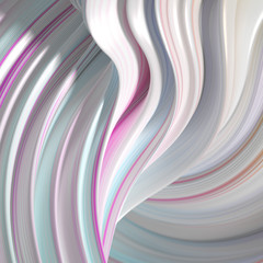 Naklejka premium Elegant colored background with lines. 3d illustration, 3d rendering.