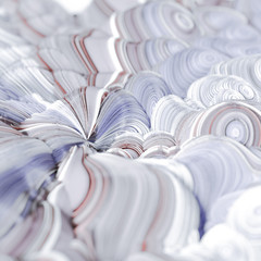 Soft, nice abstract background in bright colors. 3d illustration, 3d rendering.