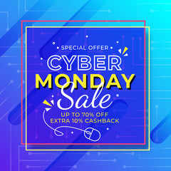 Fototapeta na wymiar Cyber Monday concept banner