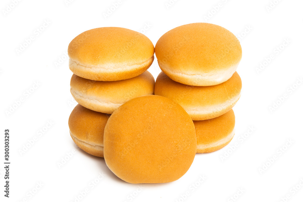 Canvas Prints hamburger buns isolated