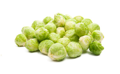 brussels sprouts isolated