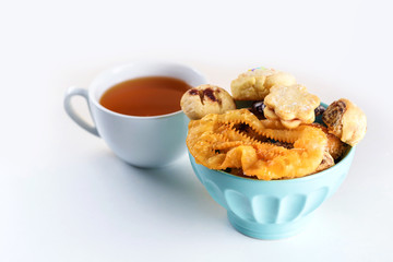 Middle Eastern Desserts. Arabic Sweets. Henna and Mimouna Cookies.