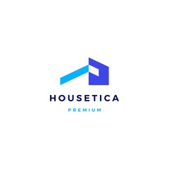 house home mortgage roof architect logo vector icon illustration