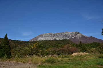 日本の鳥取県の美しい大山