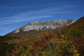 日本の鳥取県の美しい大山