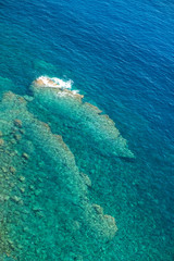 Beautiful vertical seascape background