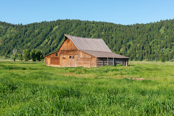 Moulton Barn in Grand Teton National Park, Wyoming, USA