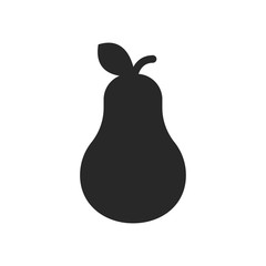 Pear icon vector isolated symbol illustration EPS 10