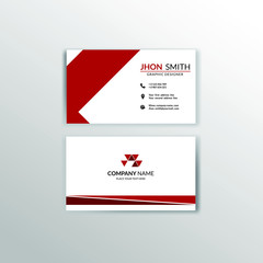 Creative and professional business card design. vector illustration