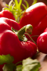 Red pepper close up