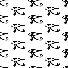 Seamless open eye pattern