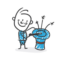 Stickman Blue: Magic, Magician (Nr. 188)	