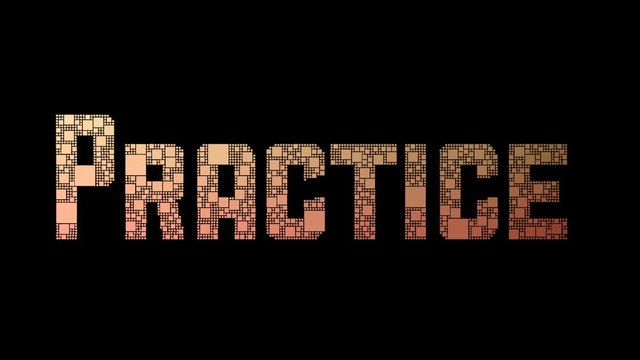 Sexual Practice Pixelated Text Warping Looping Pixels With Glitch Effect