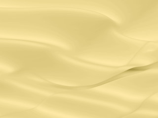 Beautiful Gold Satin for Drapery Abstract Background. Yellow Silk Fabric.