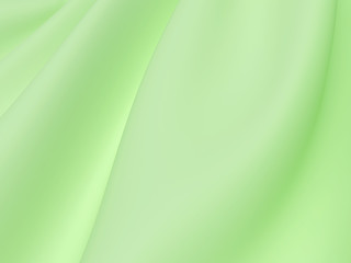 Beautiful Green Satin Fabric for Drapery Abstract Background