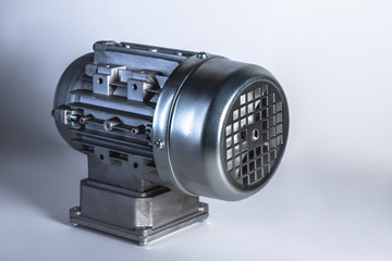 Electric motor for a bottling line at an industrial plant Food industry.