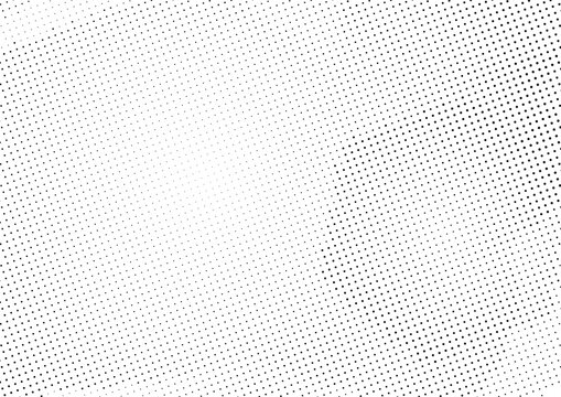Abstract halftone dotted background. Monochrome grunge pattern with dot and circles.  Vector modern pop art  for posters, sites, business cards, cover, postcards, labels, stickers layout.