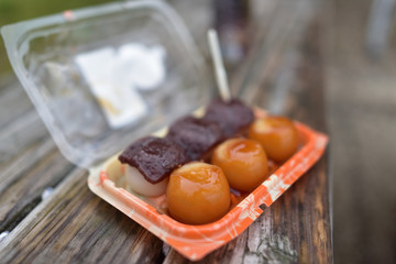 日本の美味しい団子