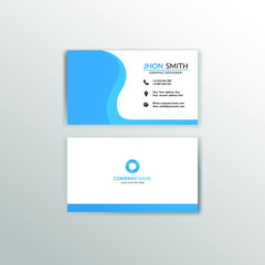 Creative and professional business card design. vector illustration