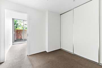 Empty and unfurnished brand new apartment