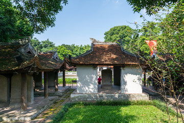 Old buildings in Temper of Literature ( Van Mieu ) - Vietnam first national university, was built in 1070