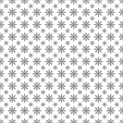 Foto op Aluminium Snowflake seamless pattern. Snow flake background for Christmas holidays, winter design. Vector illustration. © metelsky25