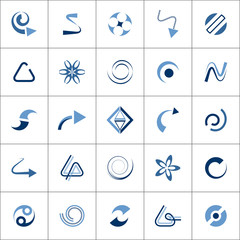 Design elements set. Abstract icons.