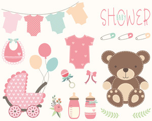 Pink Baby Shower Collection
