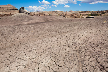 Formations of stones in Ischigualasto Park