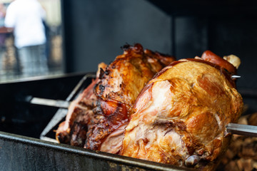 traditional dish in Prague on the street