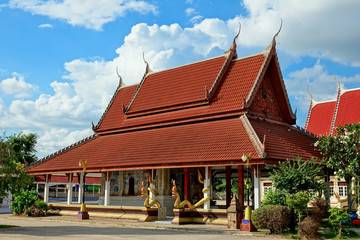 Obraz premium Thailand Area Khon Kaen Wat Machim Wittayaram 