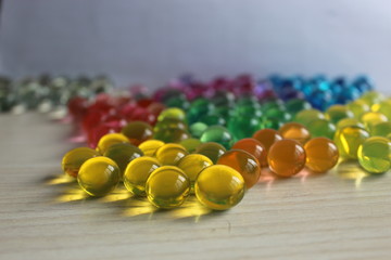Colorful pills