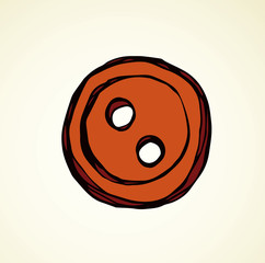Button. Vector drawing