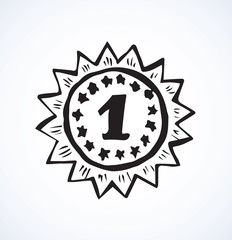 Medal. Vector drawing