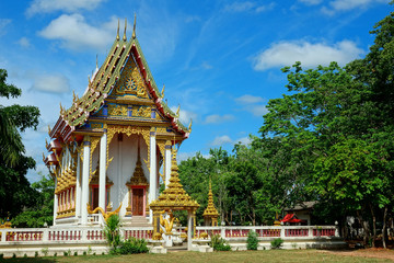 Naklejka premium Thailand Wat Tortoise village 
