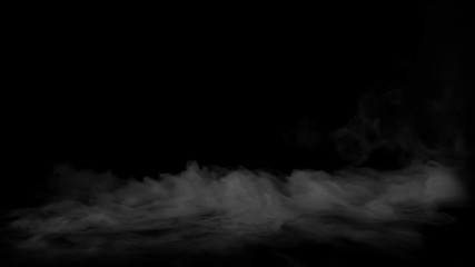 Fototapeta na wymiar nature fog on black background