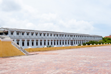 Fototapeta na wymiar Barracks in Castillo San Felipe